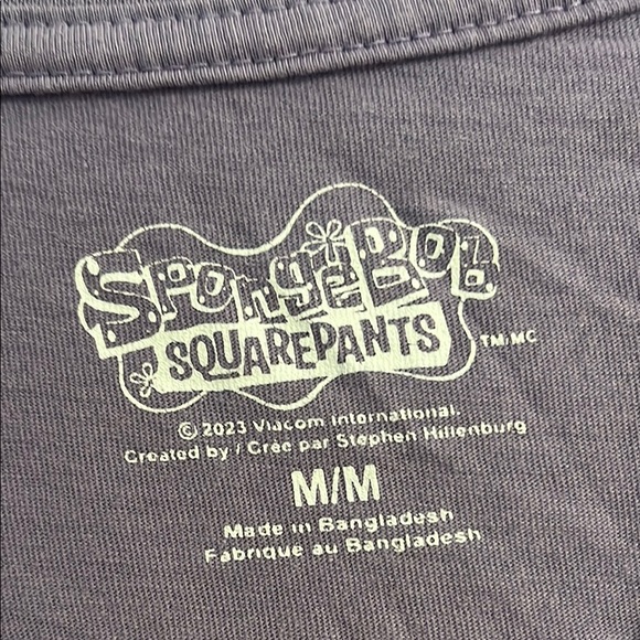 SpongeBob SquarePants Gray T-Shirt - Picture 2 of 4